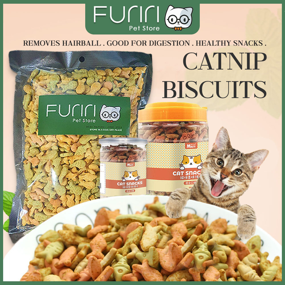 Furiri 500g Masti Cat Biscuits Catnip Biscuit Remove Hairball Help