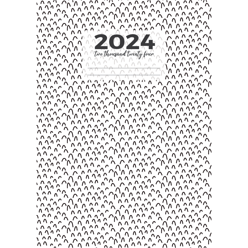 Planner Booklet 2024 A4 B5 SIZE Simple Planner Book Diary/ Diary