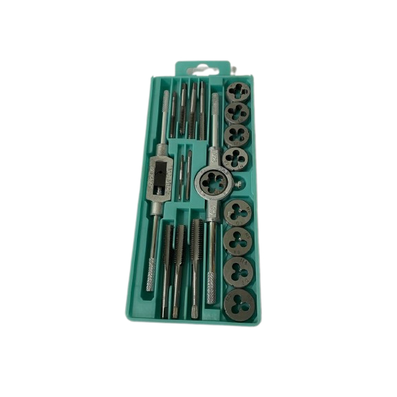 20pcs Tap and Die Metric Thread Chasing Removal Bolt Screw Extractor