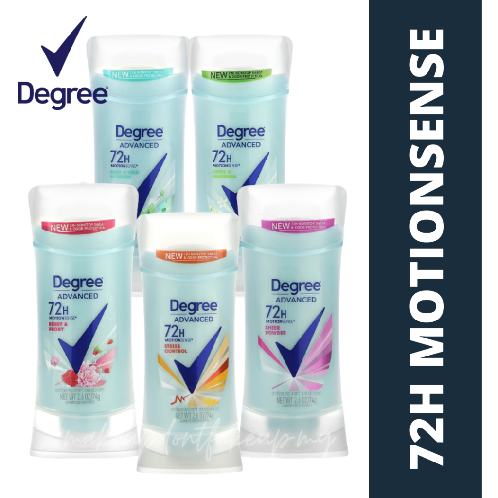 Degree Advanced 72H MotionSense Antiperspirant Deodorant Shopee Malaysia