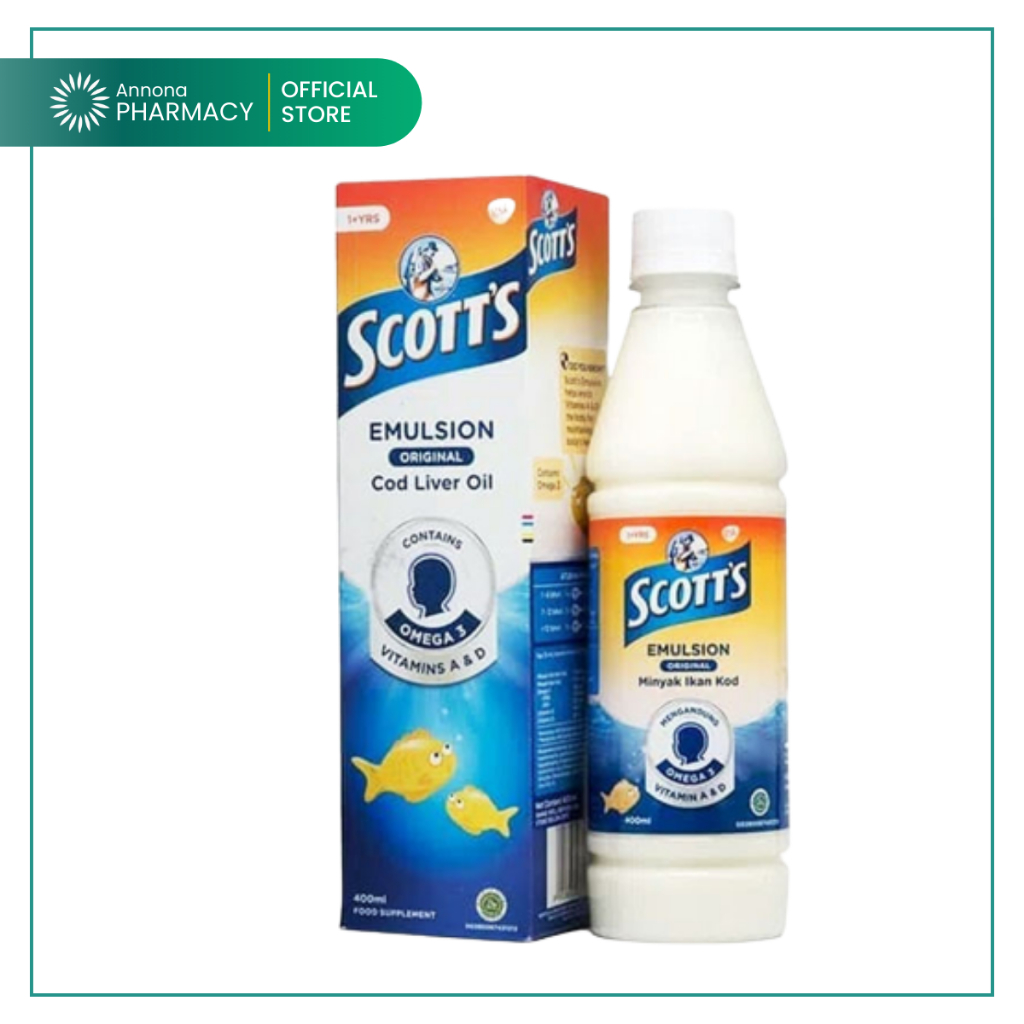 SCOTT'S Emulsion Cod Liver Oil Extra Shopee Malaysia