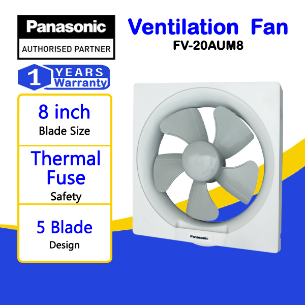 PANASONIC WALL MOUNT VENTILATION FAN FV20AUM8 (8 INCH) Shopee Malaysia