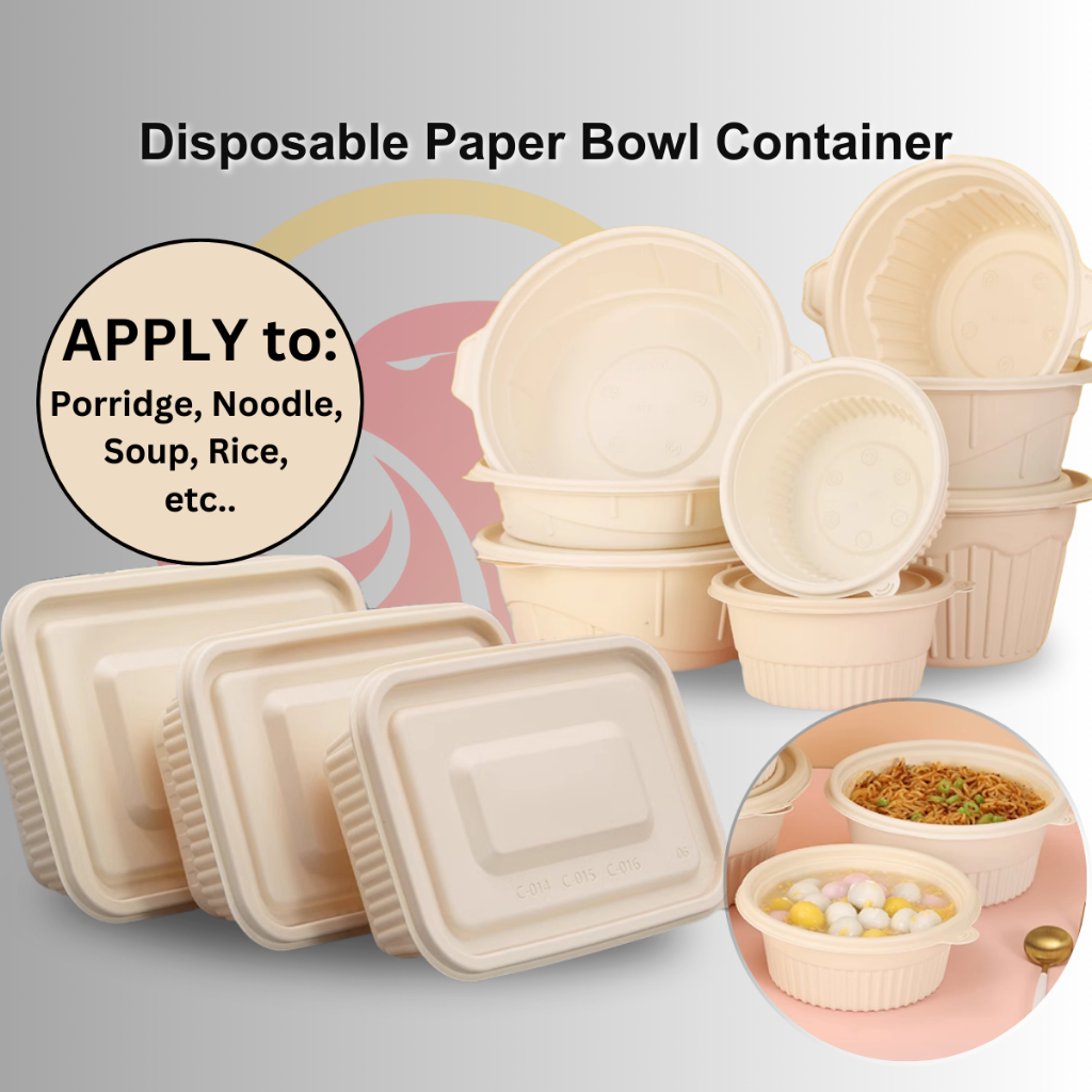 Disposable Corn Starch Lunch Box Lunch Box Environmentally Friendly