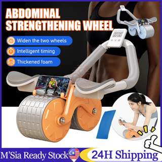 Anti Slip Plank AB Roller Wheel Automatic Rebound Abdominal Roller Elbow  Support