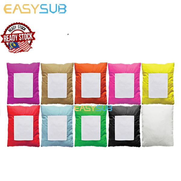 Normal cushion size is 40cm x 40cm and the printing area is 18cm x 18cm