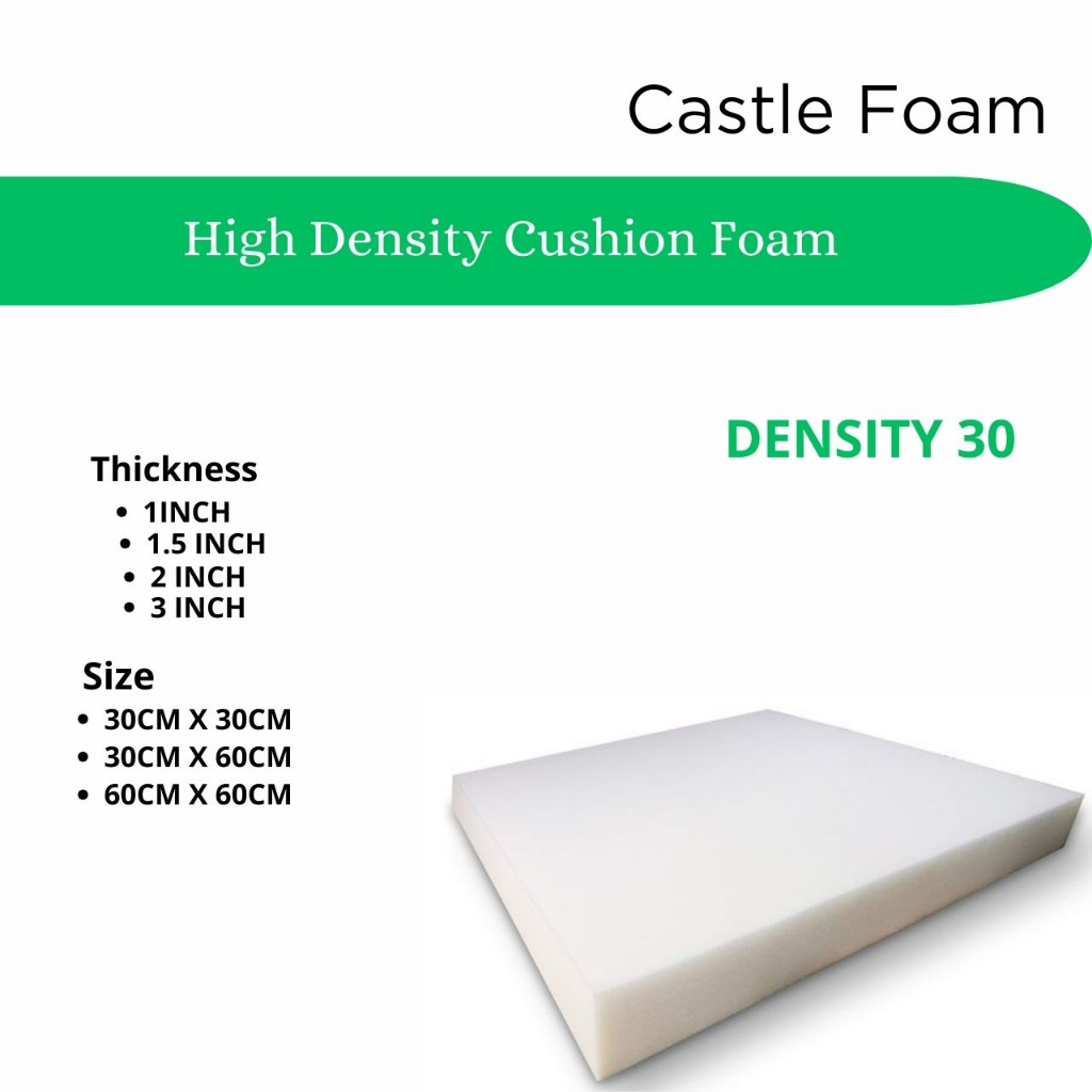 Castle Foam High Density Seat Foam/Upholstery Foam/Cushion Foam/Sofa