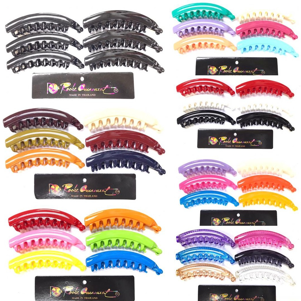 Large Size Banana Clips For Hairs Made By Thailand - J.S Jewellery Store PK