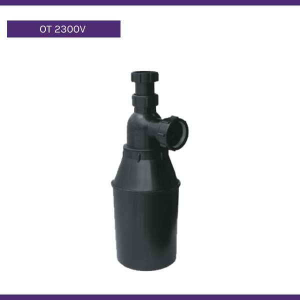 2.3 Liter Polypropylene Dilution Recovery Trap for Acid Chemical Waste ...