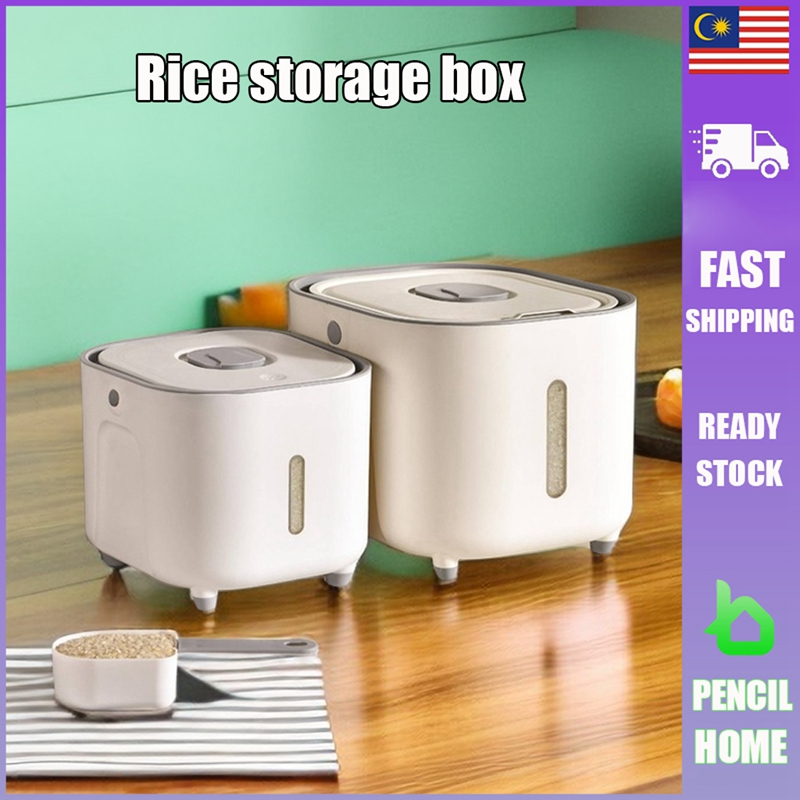 Rice Storage Box Household Cereal Rice Bucket Moisture-proof Sealed ...