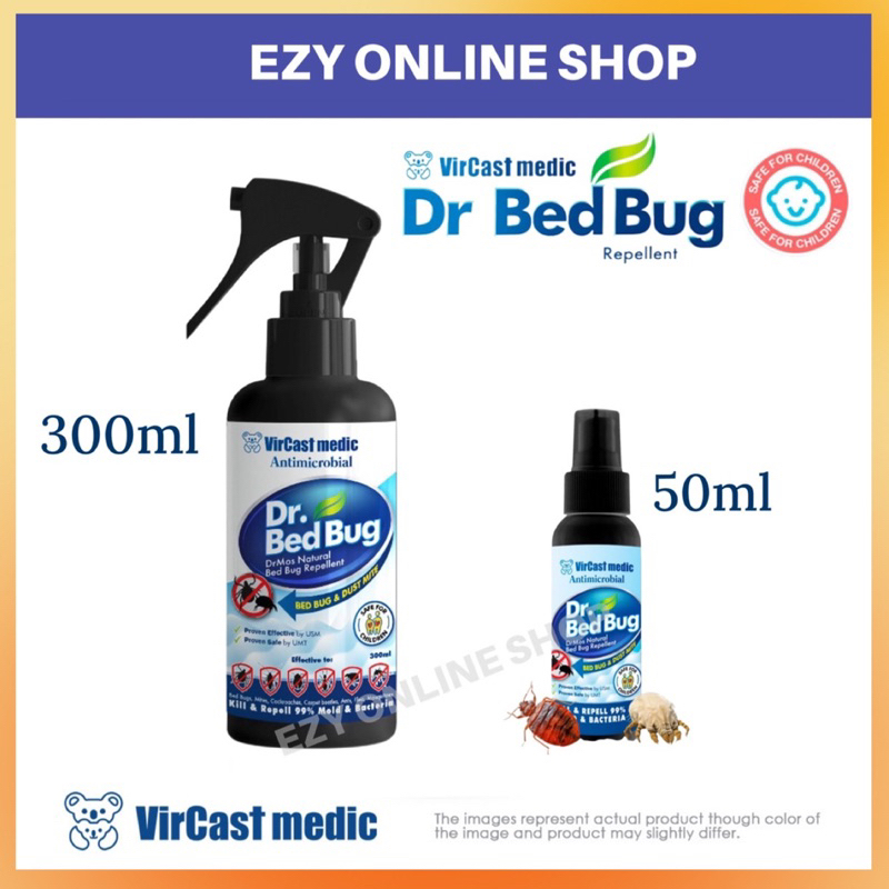 Vircast Medic Dr Bed Bug Natural Repellent Spray 300ml / 50ml 除螨虫喷雾