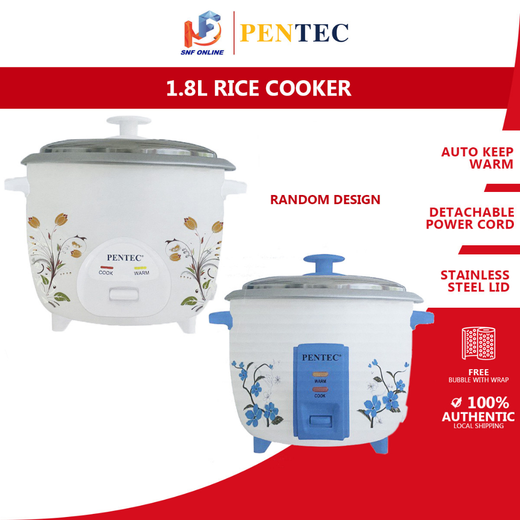 Pentec Periuk Nasi Rice Cooker (1.8 L) TAC-681H TAC681 TAC-222S TAC222 ...
