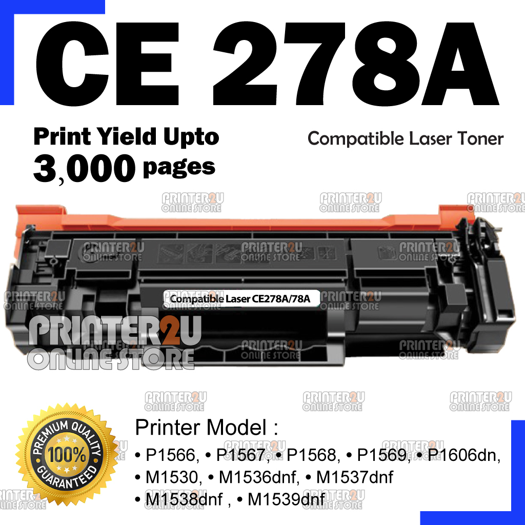 CE278A 78A 278A Compatible LaserJet P1566 P1567 P1568 P1569 P1606dn ...