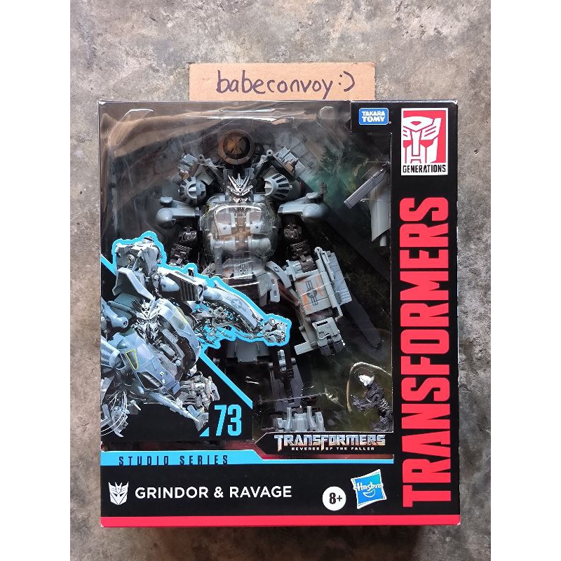 Transformers Studio Series Leader Class Grindor Ravage MISB | Shopee ...