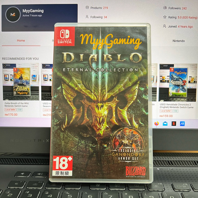 Diablo 3 deals switch used