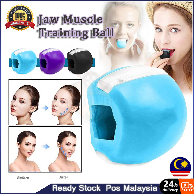 Face Fitness Ball Jawline Exerciser Facial Toner Anti-Wrinkle Training ...