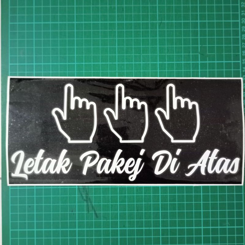 Sticker Tempat Parcel | Shopee Malaysia