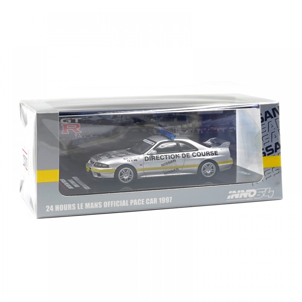 INNO64 Inno-Models Nissan Skyline GT-R (R33) - Le Mans 1997 Pace Car ...