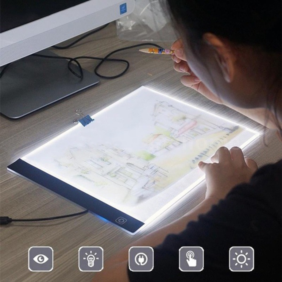 LED Copy Board Light Pad Drawing Tracing Tablet Copyboard Animation  Sketching Stencil Diamond Painting USB A4 A5 A3