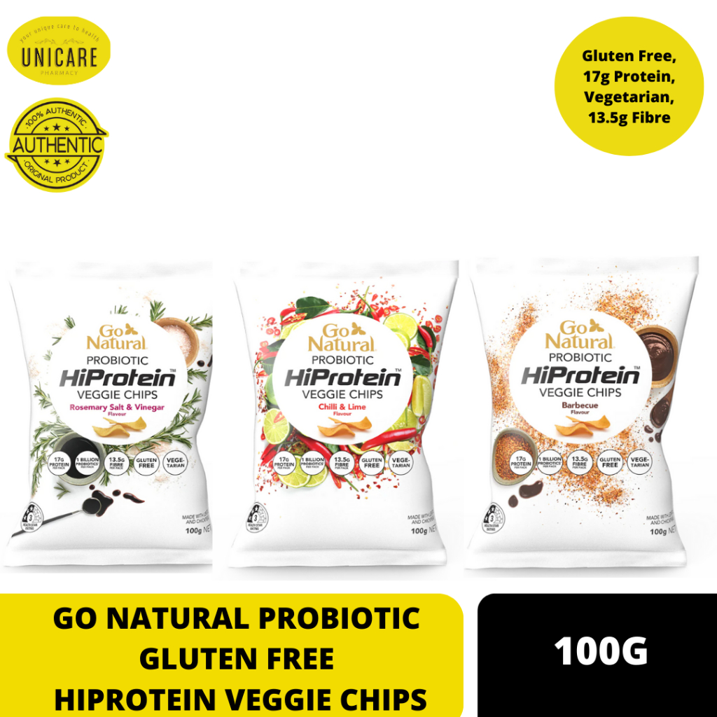 GO NATURAL PROBIOTIC GLUTEN FREE HIPROTEIN VEGGIE CHIPS 100G Shopee Malaysia