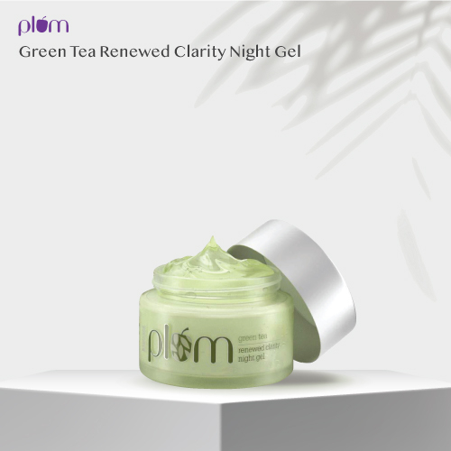 Plum Green Tea Renewed Clarity Night Gel 15ml & 50ml Oily, AcneProne