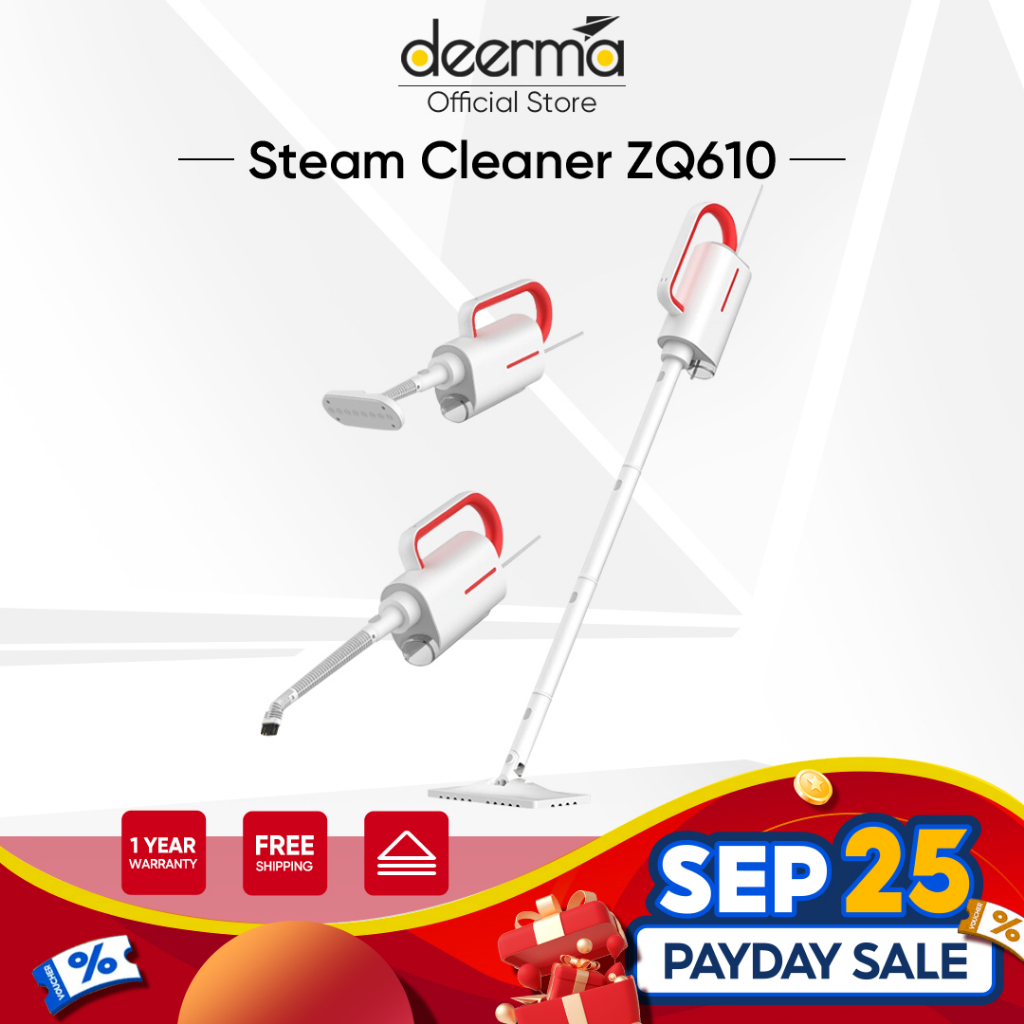 [Official Store] Deerma ZQ610 Steam Mop Electric Handheld Steamer Mops