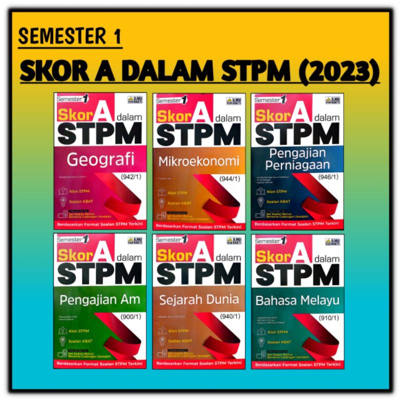 [mbl]• Pib Kertas Model Skor A Dalam Stpm Semester 1 2023 Shopee