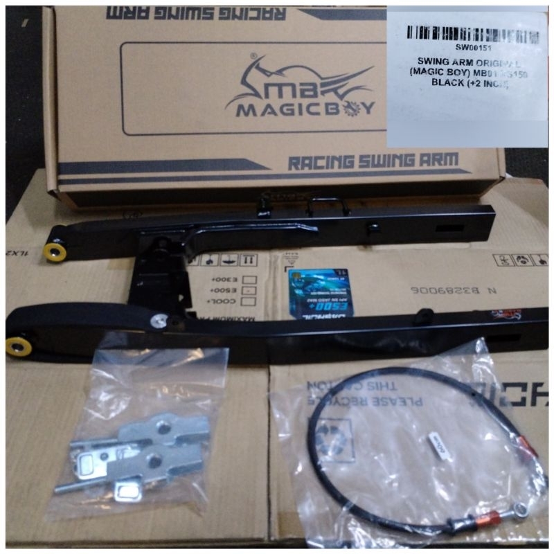 MAGIC BOY SWING ARM RS150 ORIGINAL BLACK + 2 INCH | Shopee Malaysia