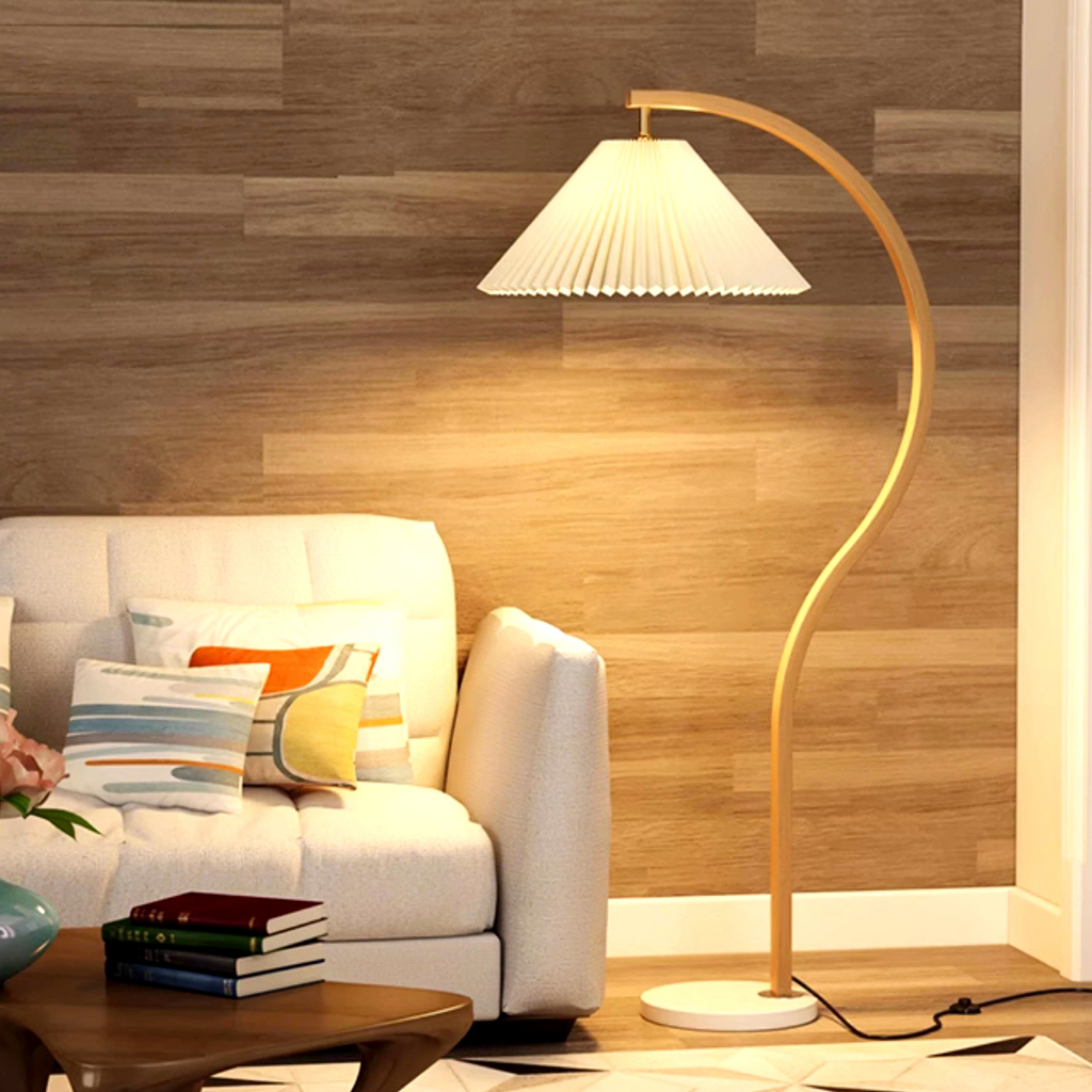 Modern Floor Lamp Standing Lamp Bedside Lamp Nordic Simple Light Wood