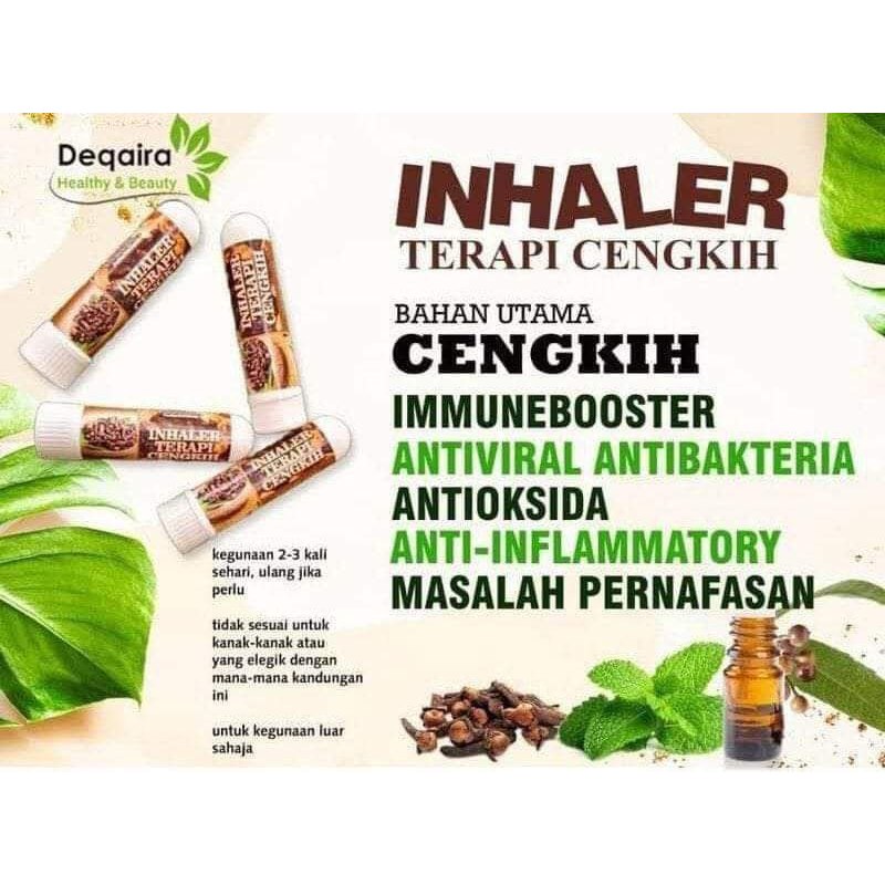 Inhaler Penyedut Terapi Cengkih Deqaira Lancarkan Pernafasan Kahak ...