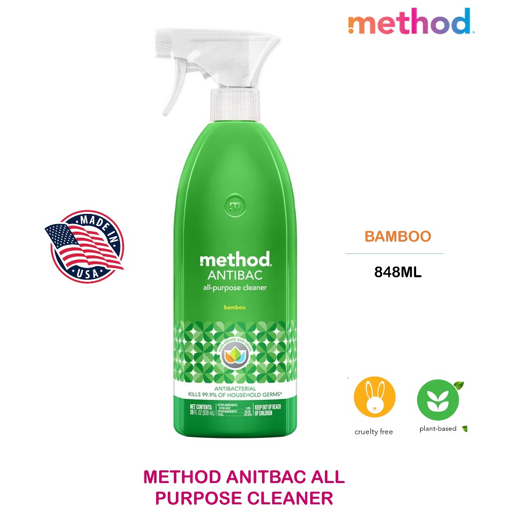 [NEW] METHOD ANTIBAC ALL PURPOSE CLEANER 828ML BAMBOO Shopee Malaysia