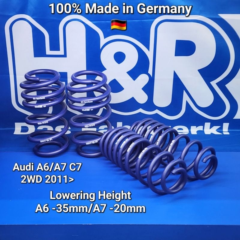 Audi A6 C7 / A7 C7 2WD - H&R Sport Springs | Shopee Malaysia