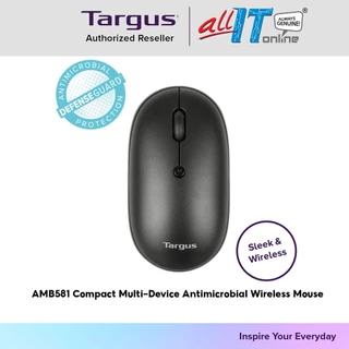 Targus Compact Multi-Device Antimicrobial Wireless Mouse AMB581