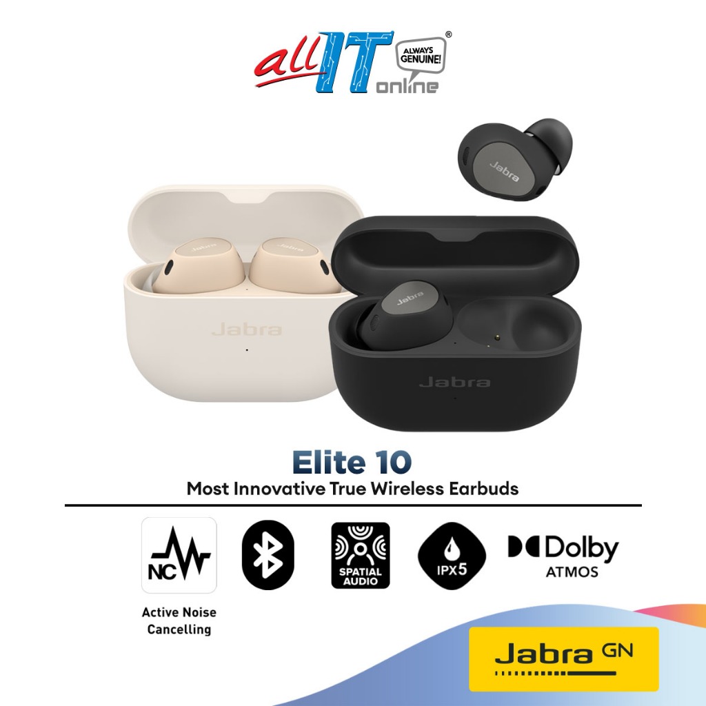 Jabra Elite 10 Most Innovative True Wireless Earbuds for work