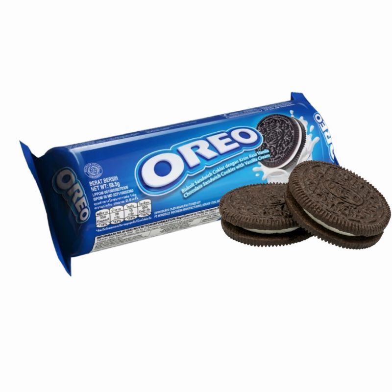 Oreo Sandwich Cookies Original Vanilla 64.4g | Shopee Malaysia