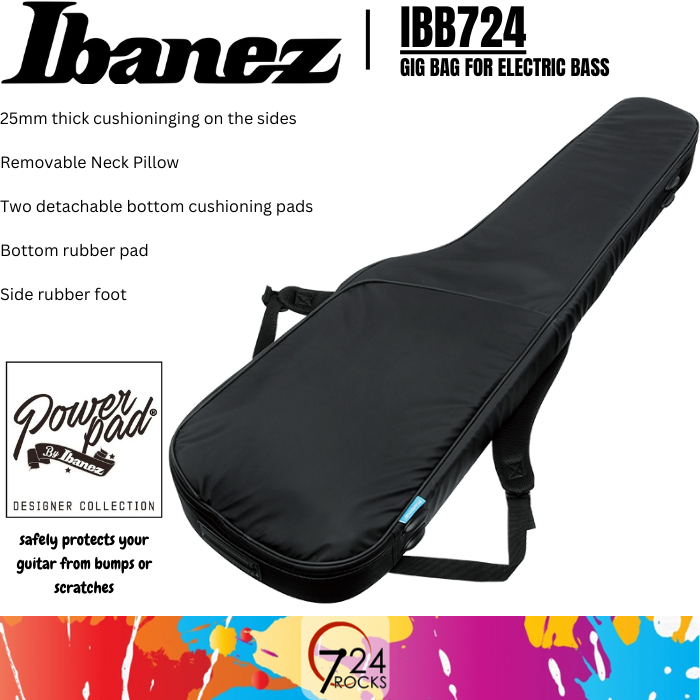 Ibanez guitar bag Ibanez IBB724 POWERPAD Ultra Gig Bag For Electric