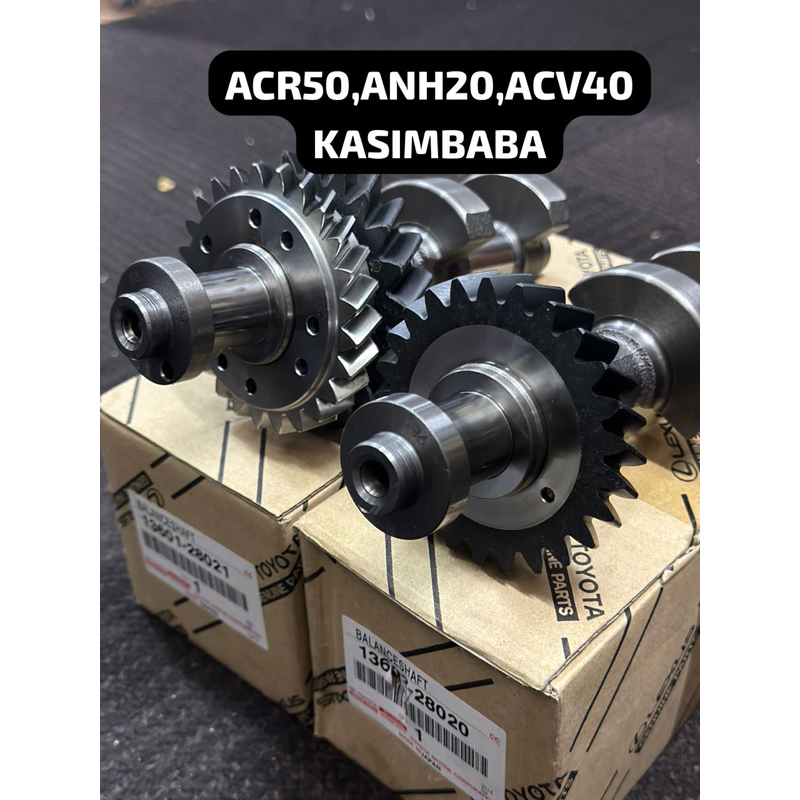 TOYOTA ESTIMA ACR50,VELLFIRE ANH20 ORIGINAL BALANCE SHAFT SET WITH