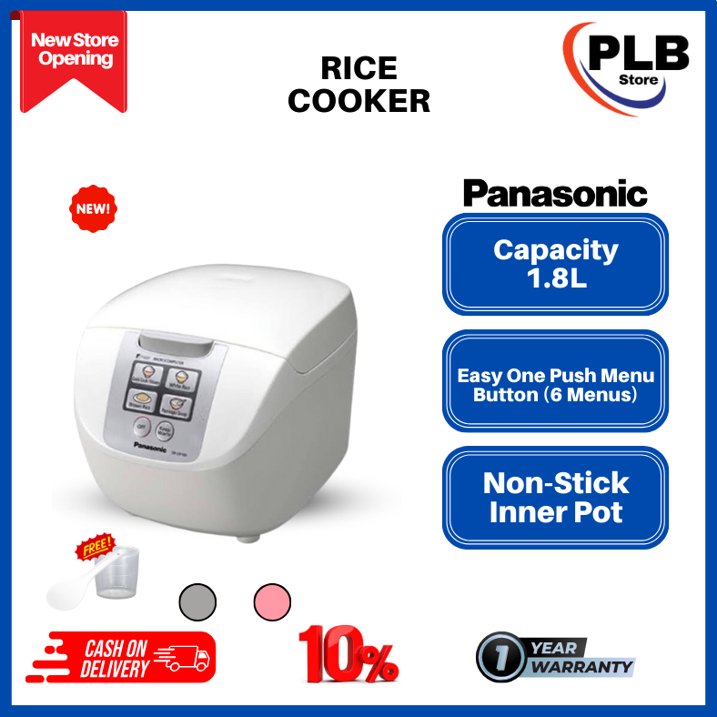 PANASONIC RICE COOKER SR-DF181WSK(1.8L/10 Cup) | Shopee Malaysia