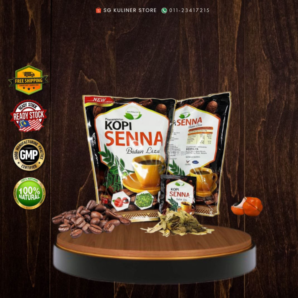 KOPI SENNA BIDAN LIZA ORIGINAL SACHET | Shopee Malaysia