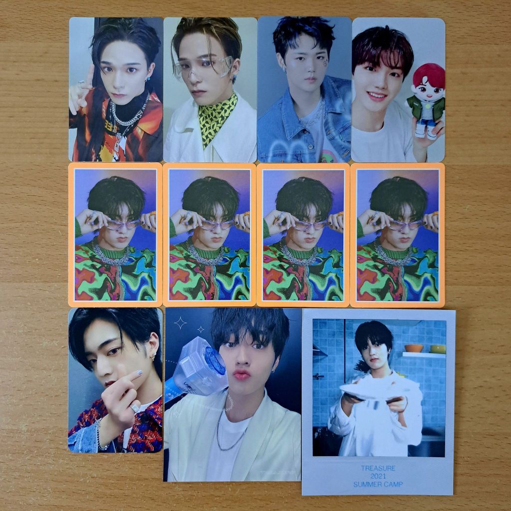 TREASURE YOSHI JAEHYUK HARUTO ASAHI JIHOON DOYOUNG LIGHT GREEN DEEP
