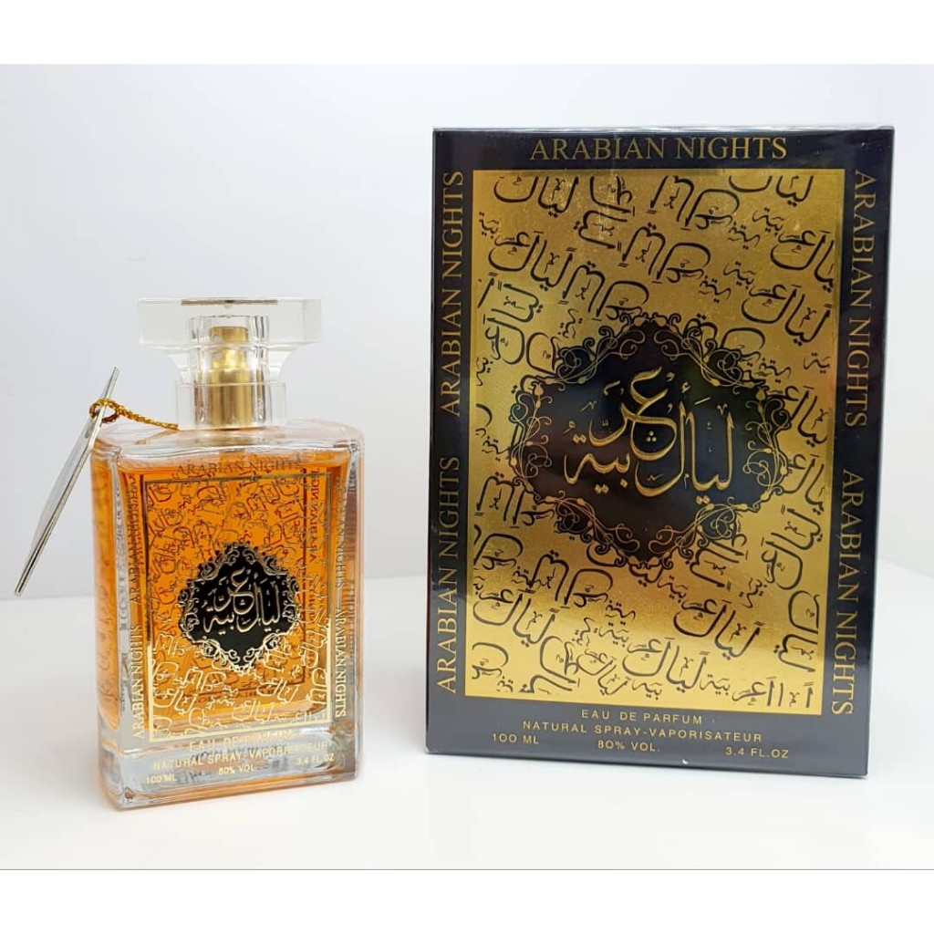 Arabian Nights Eau de Parfum Arabic Perfume for Men100ml Shopee Malaysia