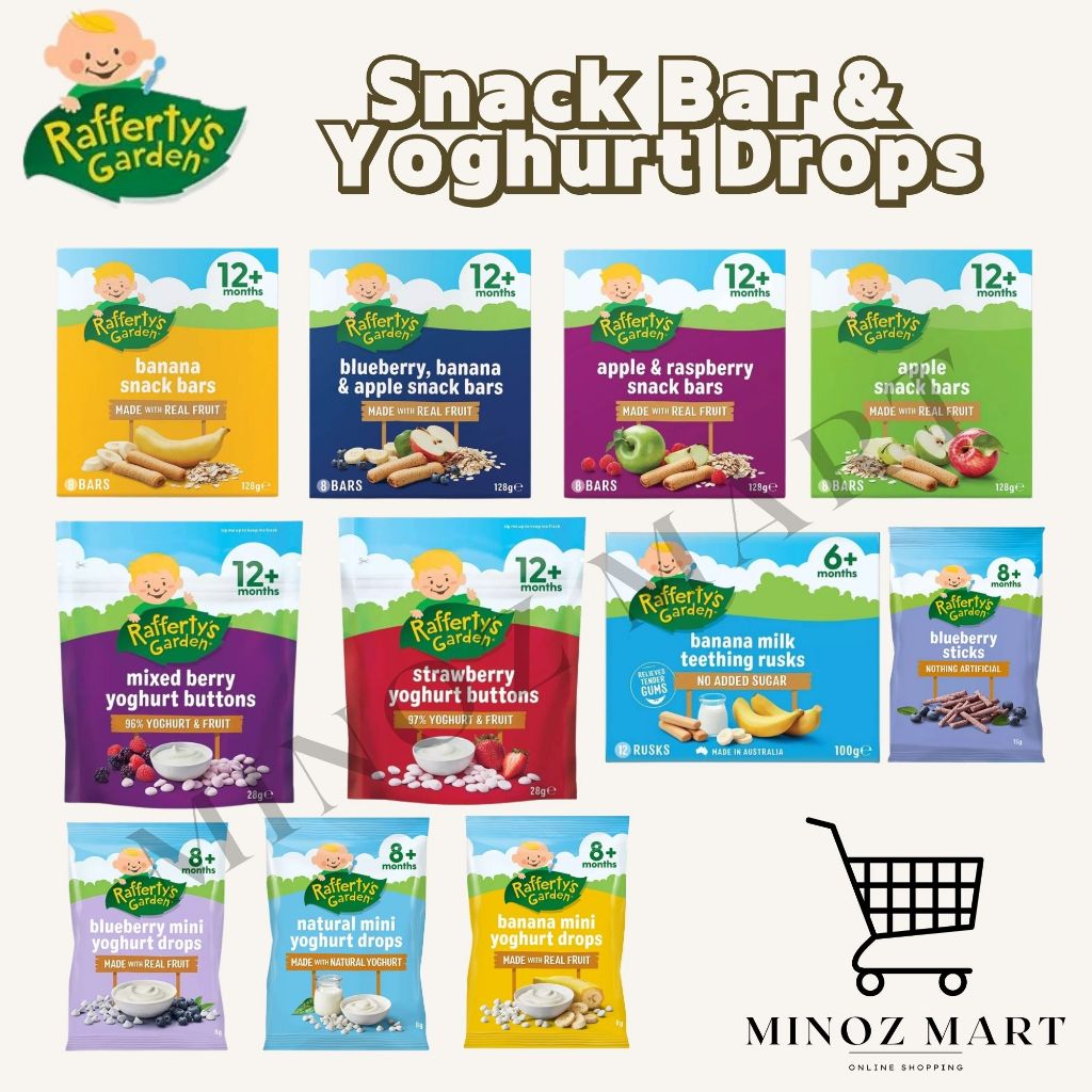 [AUSTRALIA]Rafferty's Garden Baby Snacks Blueberry Stick Blueberry mini