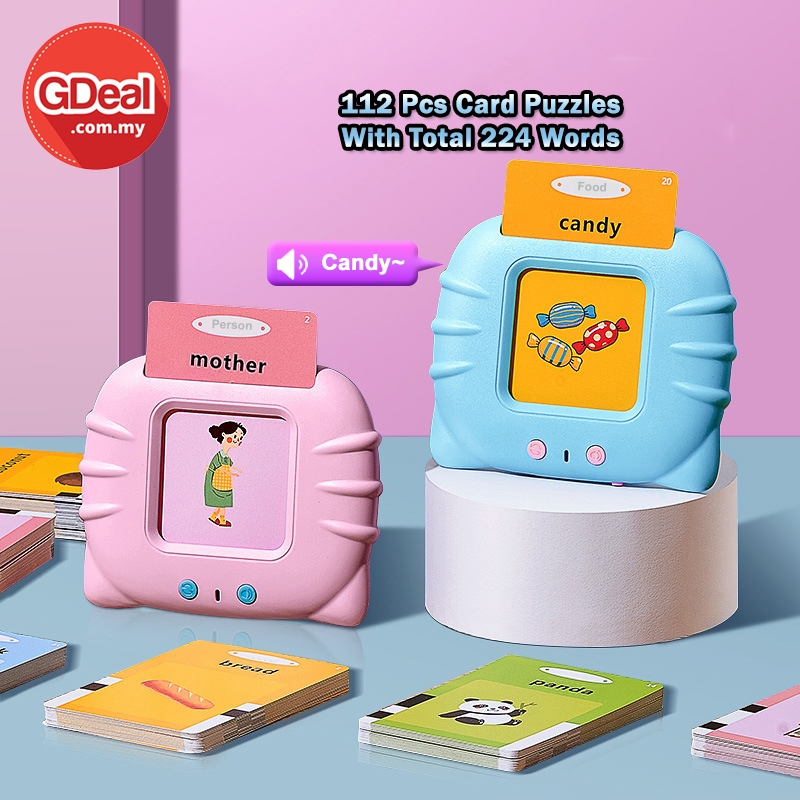GDeal Children Electronic Reader Flash Card Early Education English ...