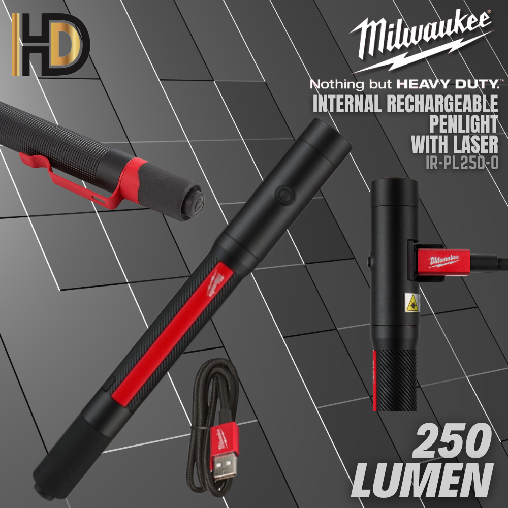 Milwaukee IRPL2500 Internal Rechargeable Pen Light 250 Max Lumens / 2