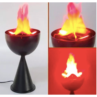 Premium Quality Halloween Decoration Brazier Lamp LED Artificial Fire ...