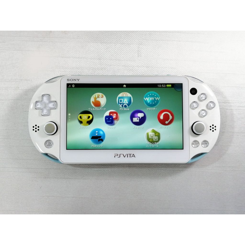 SONY PlayStation VITA PS Vita Console Only Light Blue White PCH2000 FW