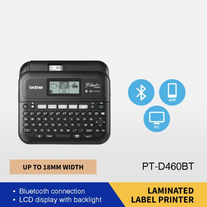 Brother PTD460BT PTouch Business Expert Connected Label Maker Machine