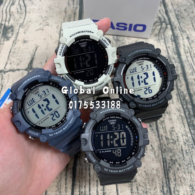 100% ORIGINAL CASIO DIGITAL AE-1500WH-1A/AE-1500WH-2A/AE-1500WH-8B/AE ...