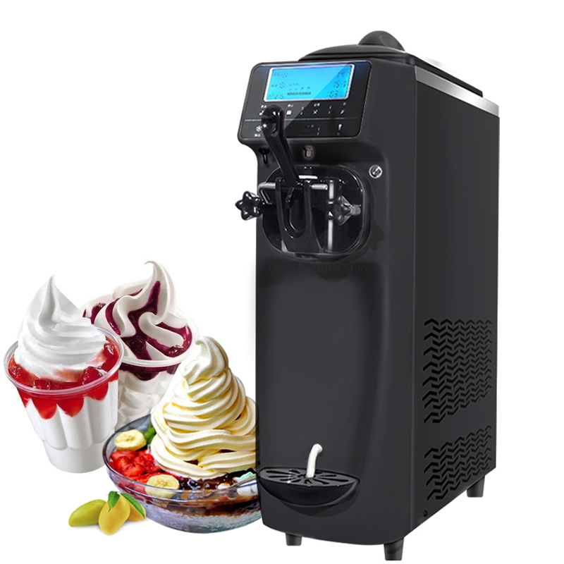 Commercial Soft Ice Cream Makers Machine Electric Ice Cream Machine ...