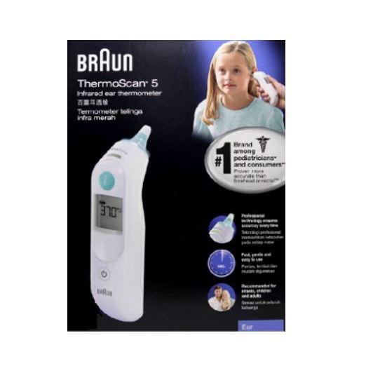 Braun Thermoscan 5 Infrared Thermometer (IRT6030) Shopee Malaysia