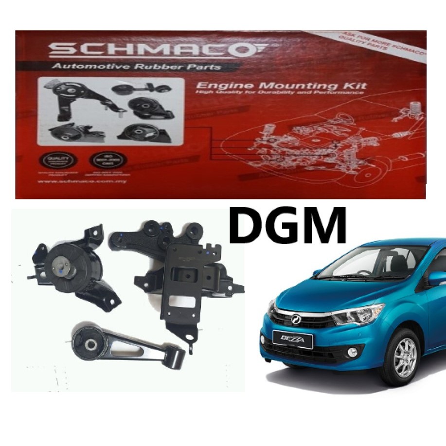 Schmaco Perodua Bezza 1.3 Auto Engine Mounting Kit Set (1Year Warranty ...